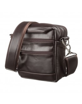 Маленькая мужская коричневая сумка SHVIGEL 11125