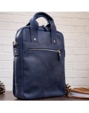 Фотография Мужская вертикальная синяя сумка формата А4 SHVIGEL 11170