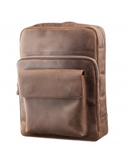Небольшой кожаный винтажный рюкзак SHVIGEL 11175