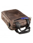 Фотография Кожаная винтажная мужская сумка барсетка SHVIGEL 11182