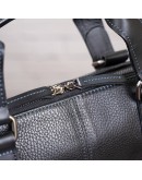 Фотография Мужская сумка черная кожаная SHVIGEL 11243
