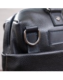 Фотография Мужская сумка черная кожаная SHVIGEL 11243