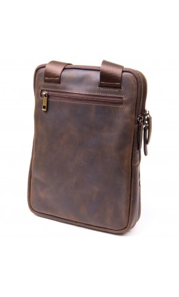 Мужская сумка-планшет в винтажной матовой коже SHVIGEL 11280