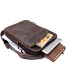 Фотография Мужская сумка-планшет в винтажной матовой коже SHVIGEL 11280