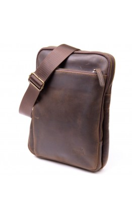 Мужская сумка-планшет в винтажной матовой коже SHVIGEL 11280