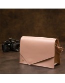 Фотография Розовая женская кожаная сумка GRANDE PELLE 11435