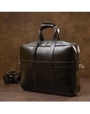 Фотография Черная кожаная сумка для ноутбука и документов GRANDE PELLE 11442