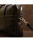 Фотография Черная кожаная сумка для ноутбука и документов GRANDE PELLE 11442
