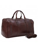 Фотография Кожаная дорожная мужская фирменная коричневая сумка TONY BELLUCCI - 1145-04
