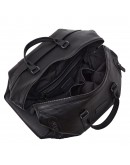 Фотография Кожаная дорожная мужская черная фирменная сумка TONY BELLUCCI - 1145-101