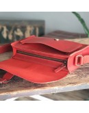 Фотография Женская красная кожаная сумка 73149-SGE