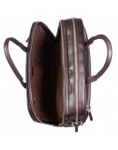 Фотография Коричневый вместительный кожаный фирменный портфель BOND 1209-286