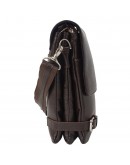 Фотография Мужская коричневая кожаная сумка на плечо DESISAN - 1327-09
