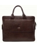 Фотография Кожаная мужская деловая сумка портфель DESISAN 1348-019