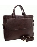 Фотография Кожаная мужская деловая сумка портфель DESISAN 1348-019