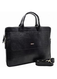 Кожаная мужская деловая сумка портфель DESISAN 1348-143