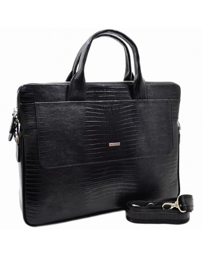 Фотография Кожаная мужская деловая сумка портфель DESISAN 1348-143