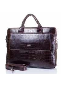 Кожаная мужская деловая сумка портфель DESISAN 1348-19