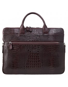 Кожаная мужская деловая сумка портфель DESISAN 1348-60