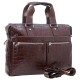 Мужской кожаный коричневый портфель BOND 1366-355
