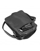 Фотография Черная сумка мужская на плечо SHVIGEL 13936