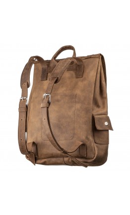 Оригинальный винтажный мужской кожаный рюкзак SHVIGEL 13947