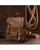 Фотография Винтежный кожаный небольшой рюкзак SHVIGEL 13948