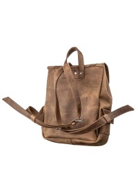 Винтажный кожаный небольшой рюкзак SHVIGEL 13948