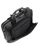 Фотография Мужской кожаный черный портфель BOND 1404-281