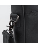 Фотография Черная мужская кожаная сумка для документов Vintage 14054