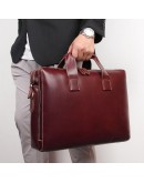 Фотография Мужская деловая кожаная мужская сумка Vintage 14073