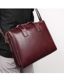 Фотография Мужская деловая кожаная мужская сумка Vintage 14073