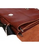 Фотография Кожаная мужская сумка на плечо отличного качества 7140r