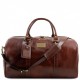 Кожаная коричневая дорожная сумка - даффл Tuscany Leather Voyager TL141247