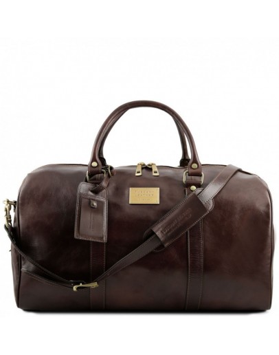 Фотография Кожаная дорожная сумка - даффл Tuscany Leather Voyager TL141247
