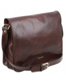Фотография Черная вместительная сумка на плечо Tuscany Leather TL141254 black