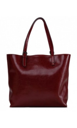 Кожаная женская красная сумка GR-2011R