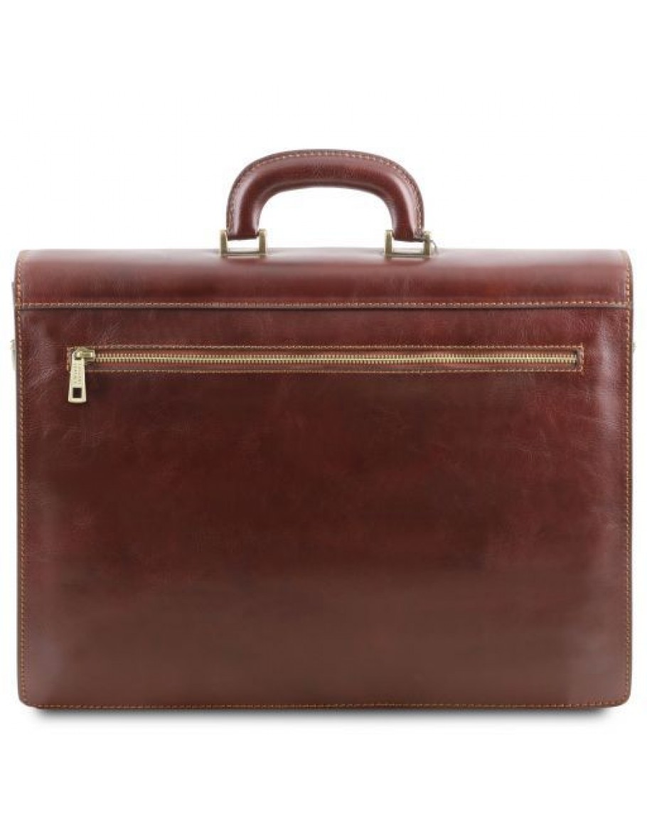 Мужской портфель кожаный на 2 отделения Napoli Tuscany Leather TL141348 ...