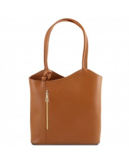 Коричневая кожаная женская сумка Tuscany Leather Party TL141455 con
