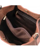 Фотография Женская кожаная сумка Tuscany Leather TL Bag TL141573 TL KeyLuck cinnamon