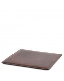 Фотография Темно-коричневый кожаный фирменный коврик для мышки Tuscany Lether TL141891 bbrown