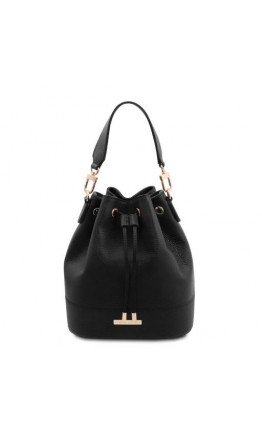 Фирменная женская сумка мешок Tuscany Leather 142083 TL Bag black