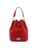 Фотография Красная женская фирменная сумка Tuscany Leather 142083 TL Bag red