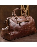 Фотография Дорожная коричневая кожаная сумка Vintage 14285
