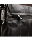 Фотография Черная кожаная сумка через плечо FR0001