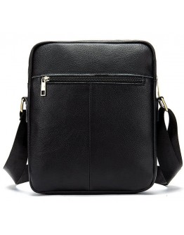 Мужская сумка через плечо черная Vintage 14649