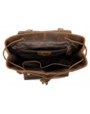 Фотография Коричневый кожаный мужской рюкзак 14668
