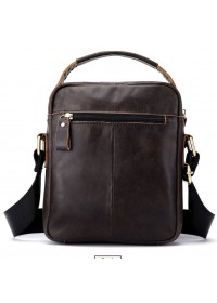 Коричневая мужская сумка - барсетка небольшая Vintage 14702
