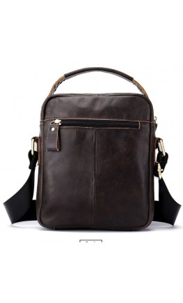 Коричневая мужская сумка - барсетка небольшая Vintage 14702