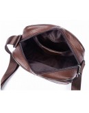 Фотография Небольшая коричневая мужская сумка на плечо Vintage 14705